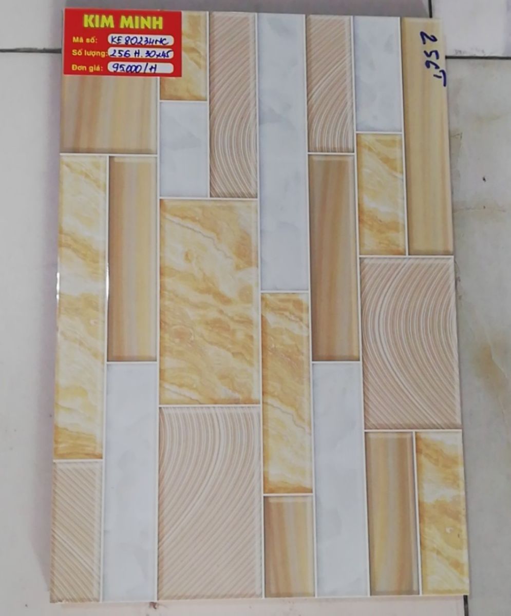 Gạch men 30x45 giá 95,000/H=0.945m2