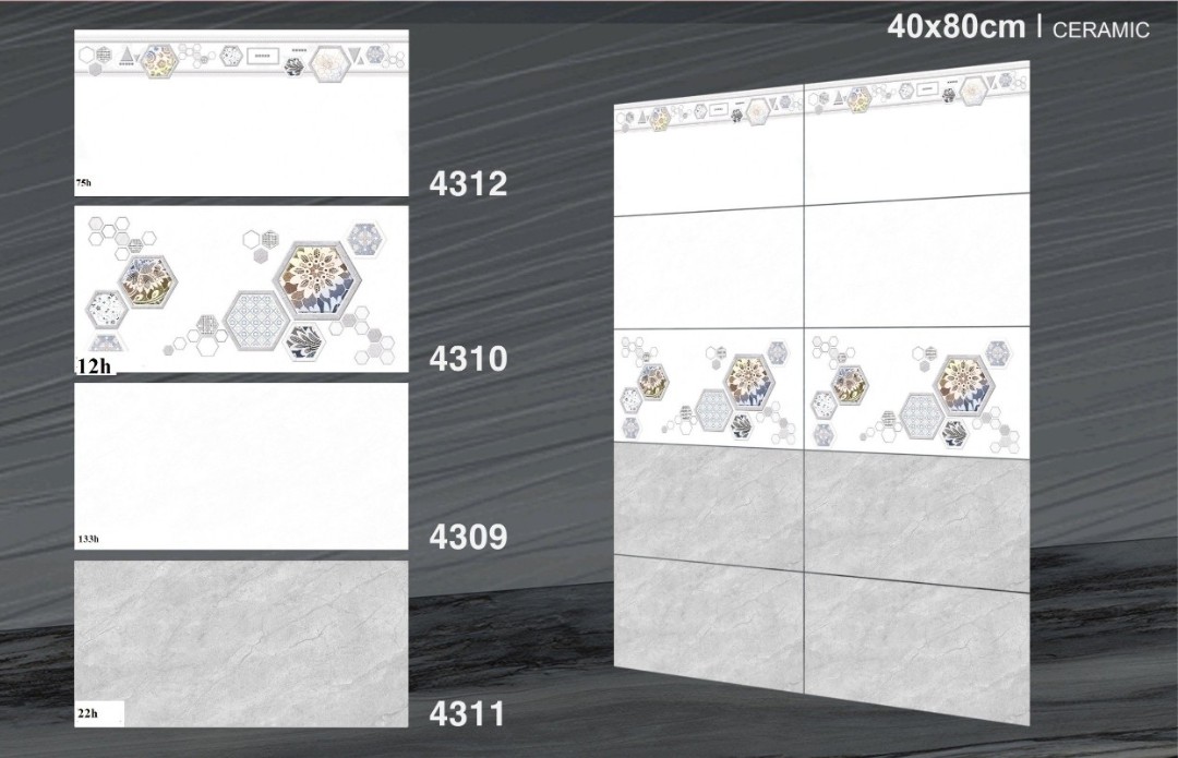Gạch men 40x80 loại 3 giá 105,000/m2